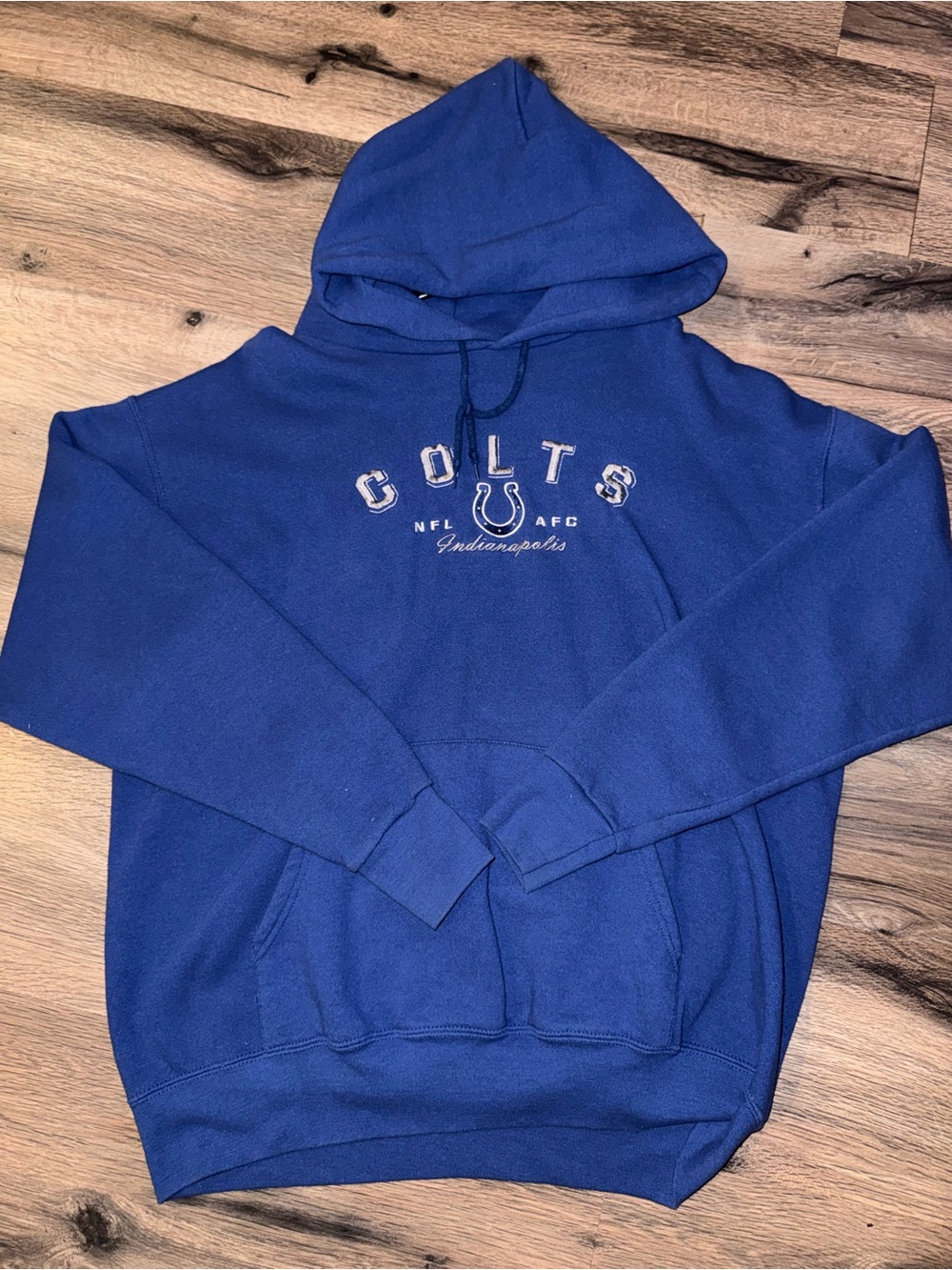 NFL Royal Blue Indianapolis Colts Hoodie with Chest Logo